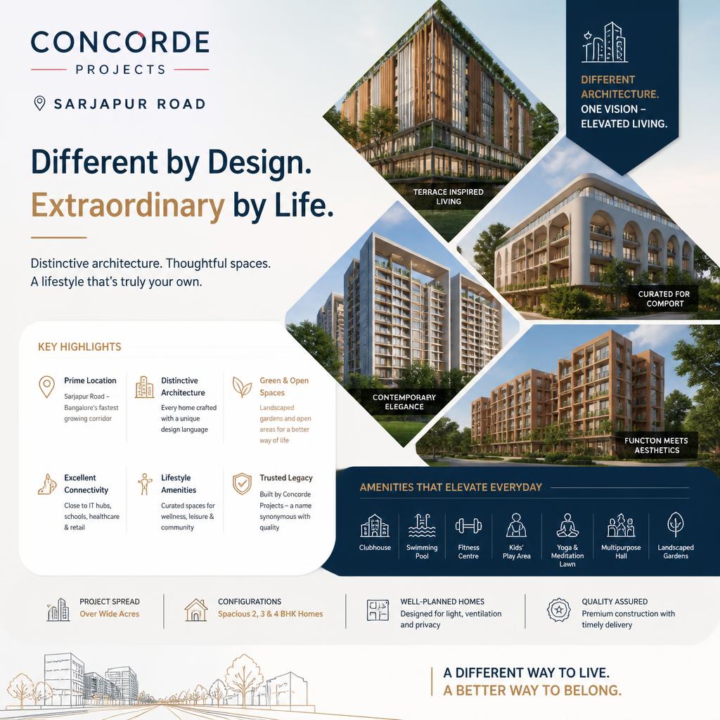 Concorde Projects Sarjapur Road