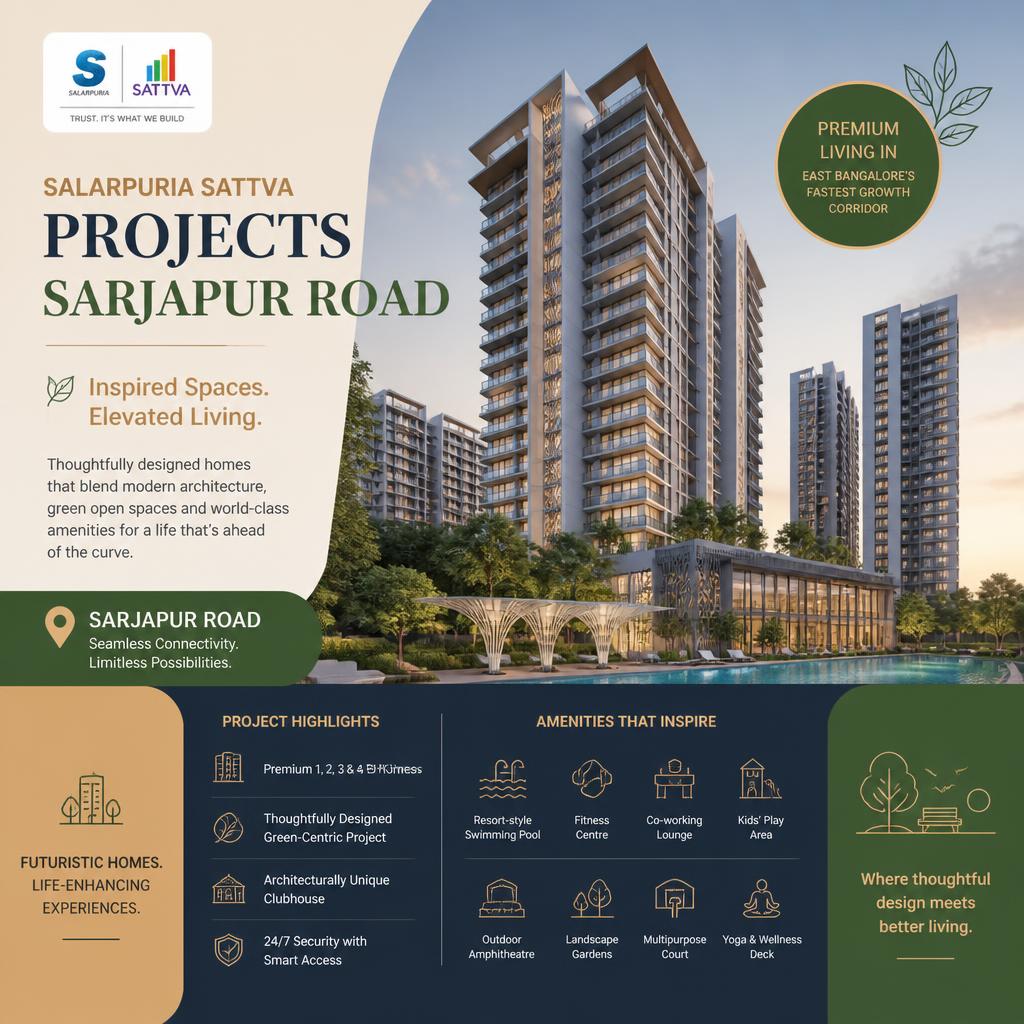 Salarpuria Sattva Projects Sarjapur Road