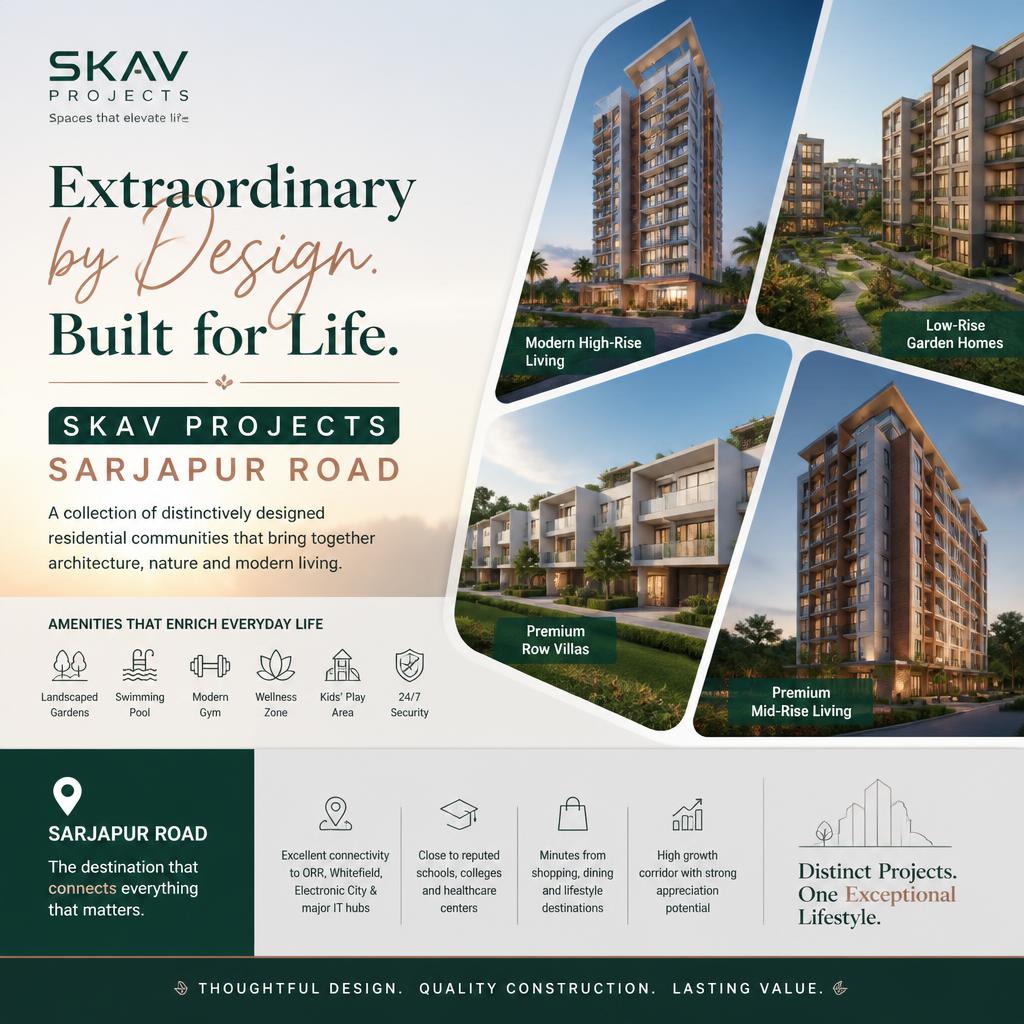 SKAV Projects Sarjapur Road