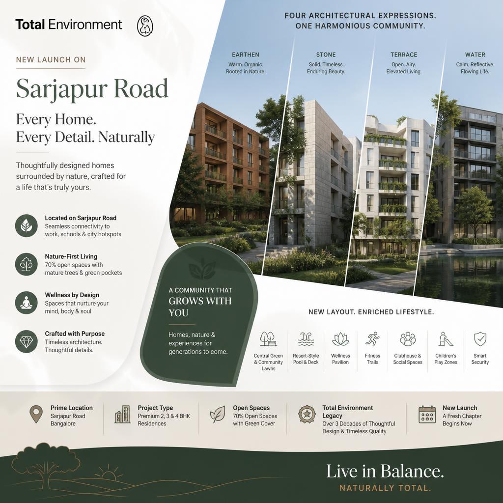 Total Environment Projects Sarjapur Road