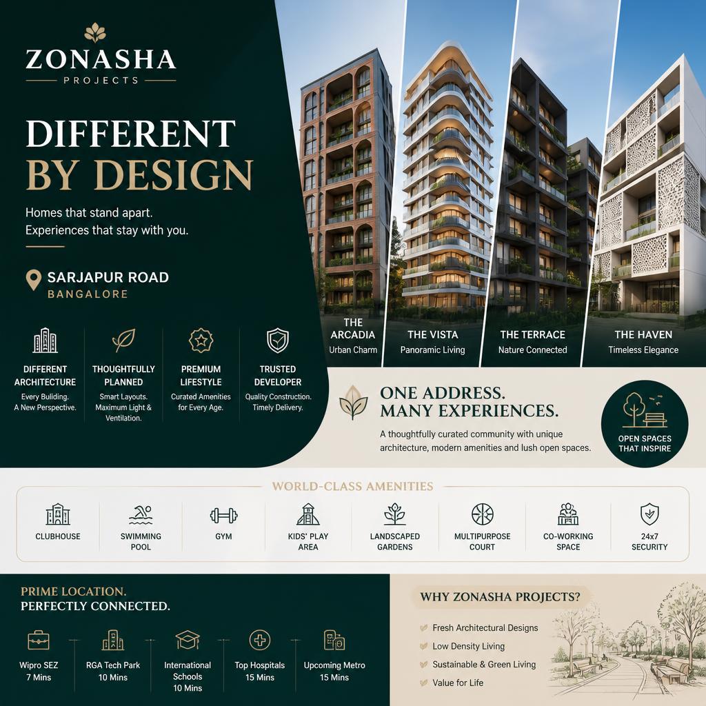 Zonasha Projects Sarjapur Road